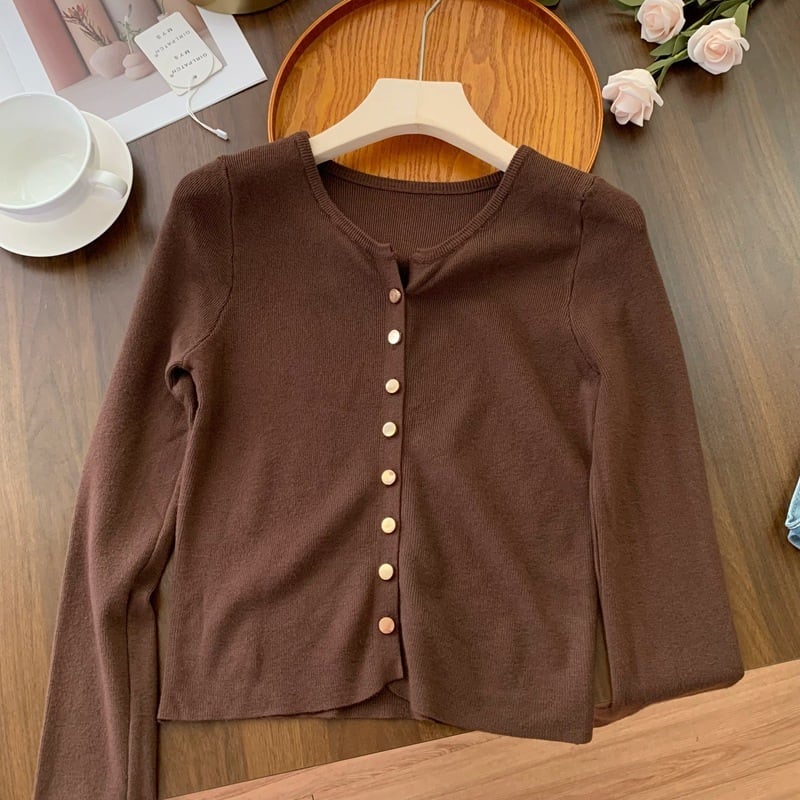 【outer】ニットカーデ　M26481