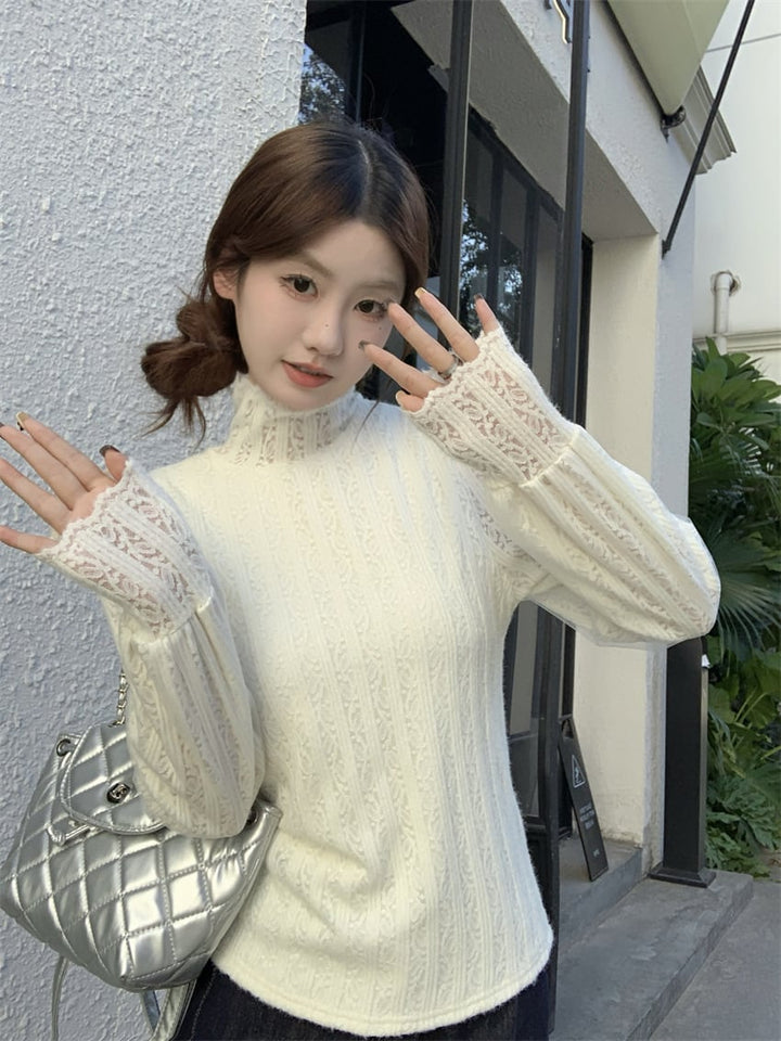 【tops】裹起毛レーストップス　M26979