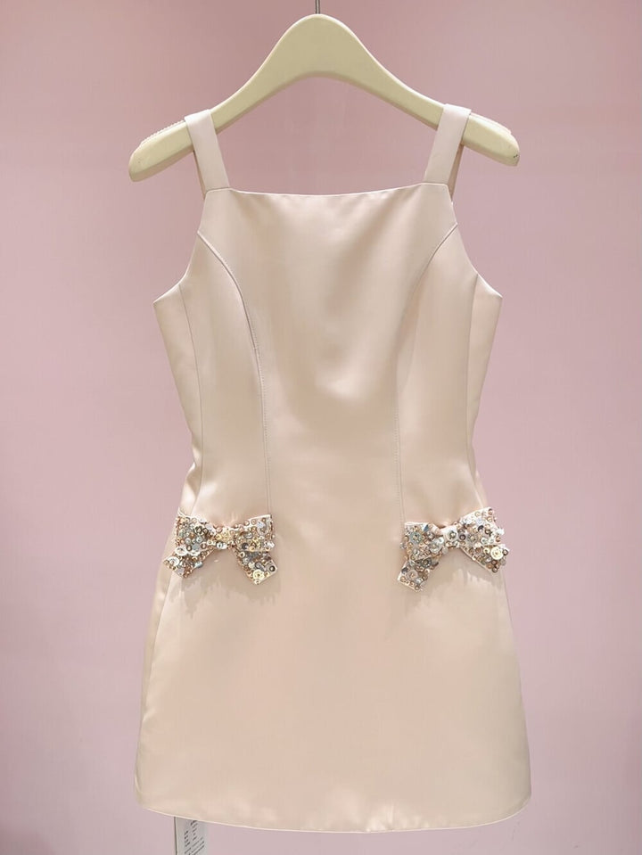 【dress】リボンミニワンピース　N3533