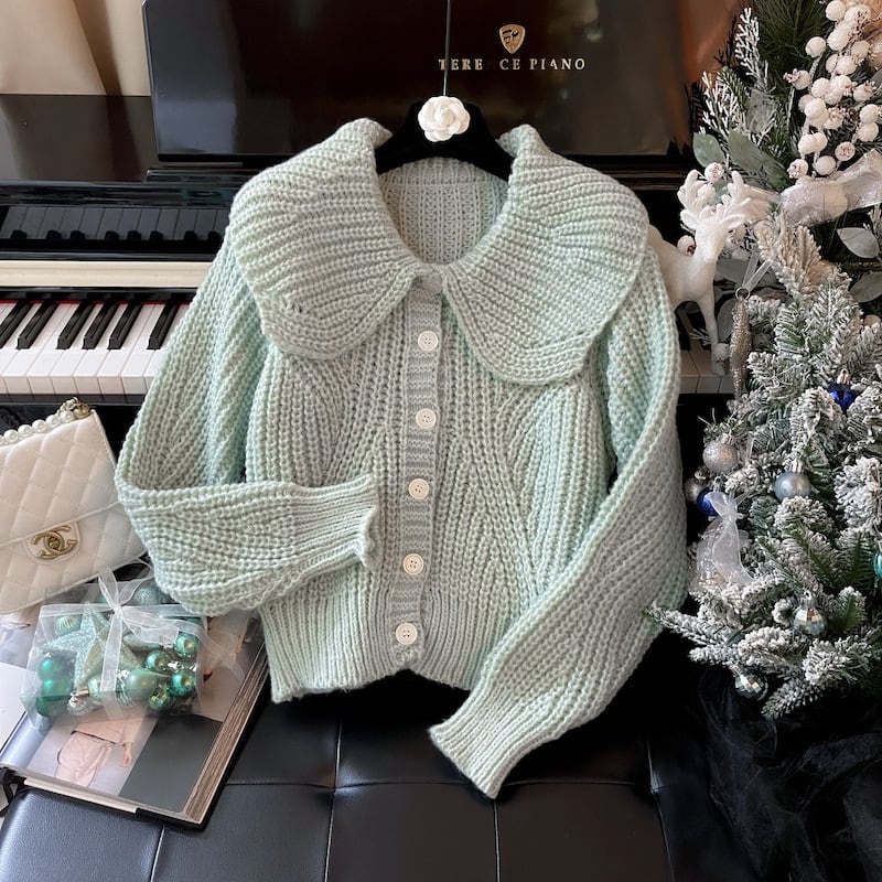 【outer】ニットカーデ　M27007