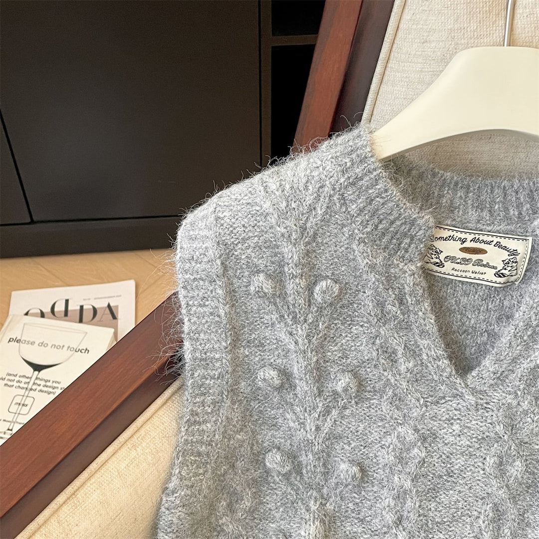 【tops】ニットベスト　M29229