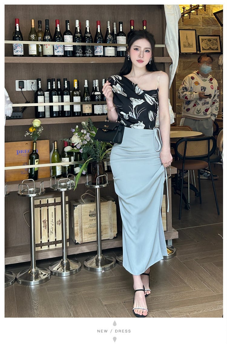 【tops】不規則 イレギュラーキャミソール着心地良い　M17416
