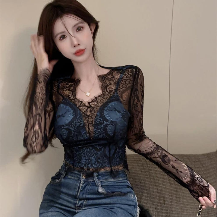 【tops】カップ付きレーストップス　M28310