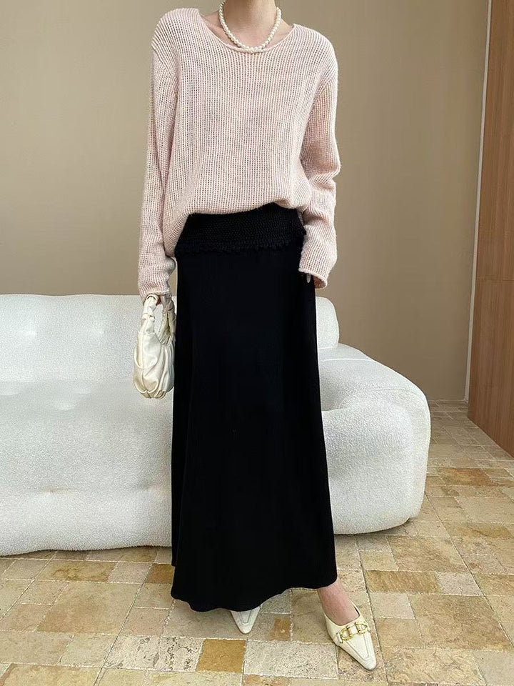 【tops】ニットトップス　K0659