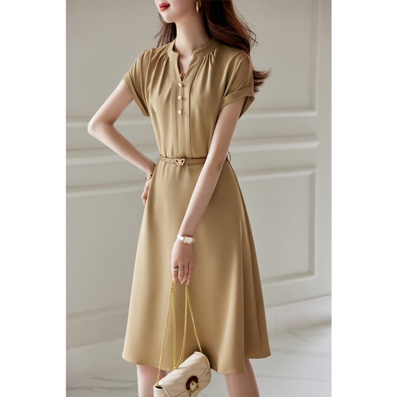 【dress】話題沸騰中 オシャレOL、通勤デートワンピース　M16835