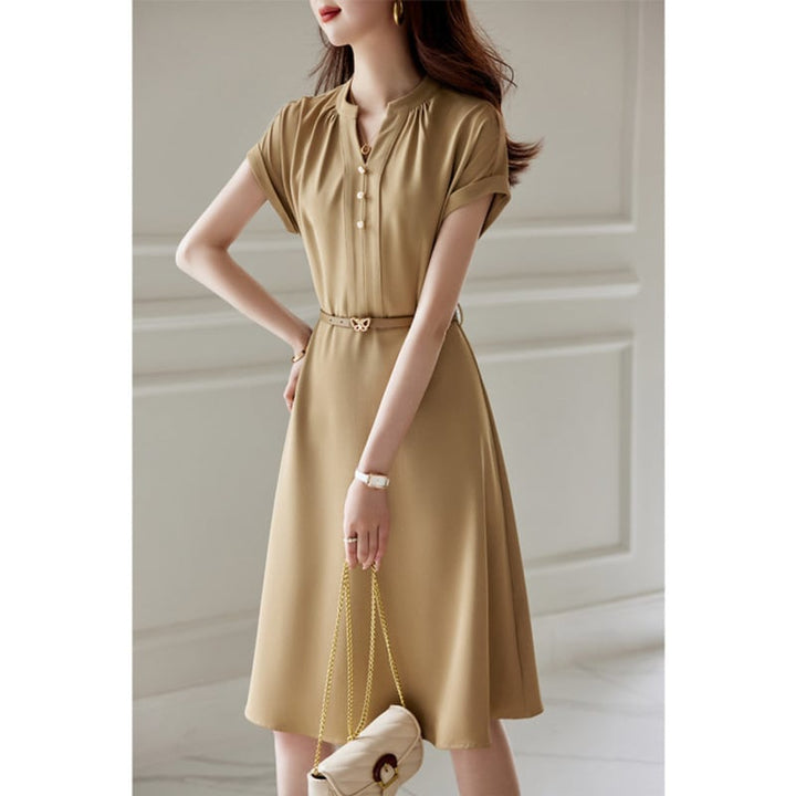 【dress】話題沸騰中 オシャレOL、通勤デートワンピース　M16835