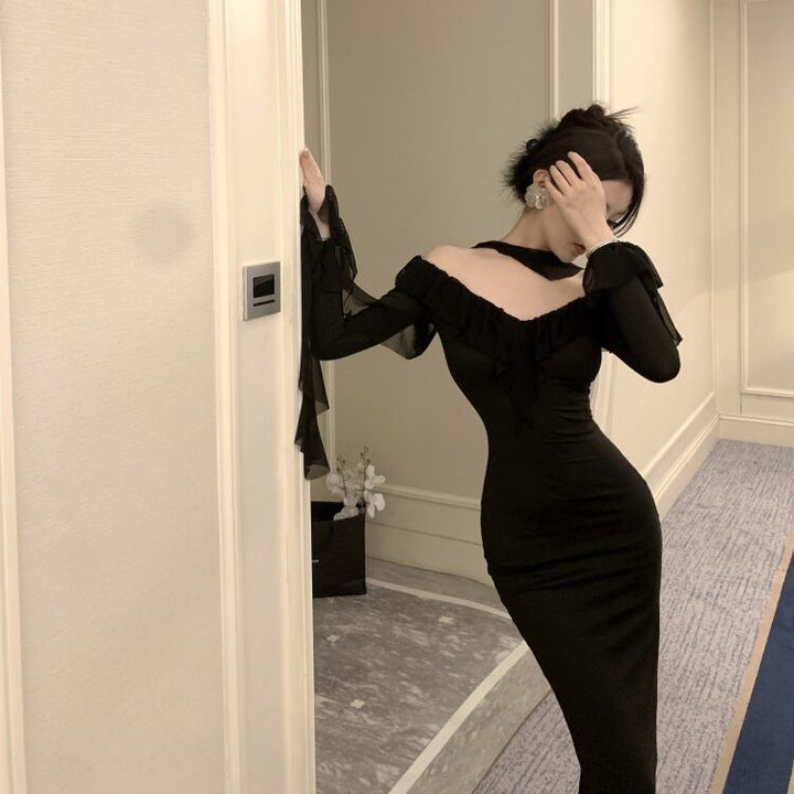 【dress】Vネックワンピース　M29660