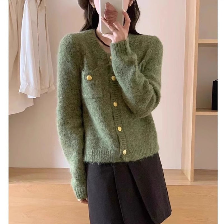 【outer】ニットカーデ　M26844