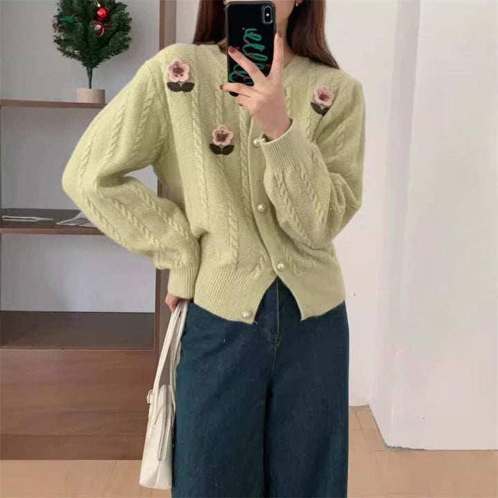 【outer】ニットカーデ　M25975
