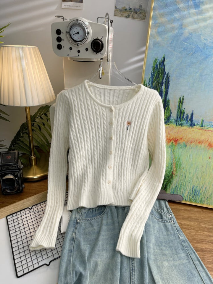【outer】ニットカーデ　M26576