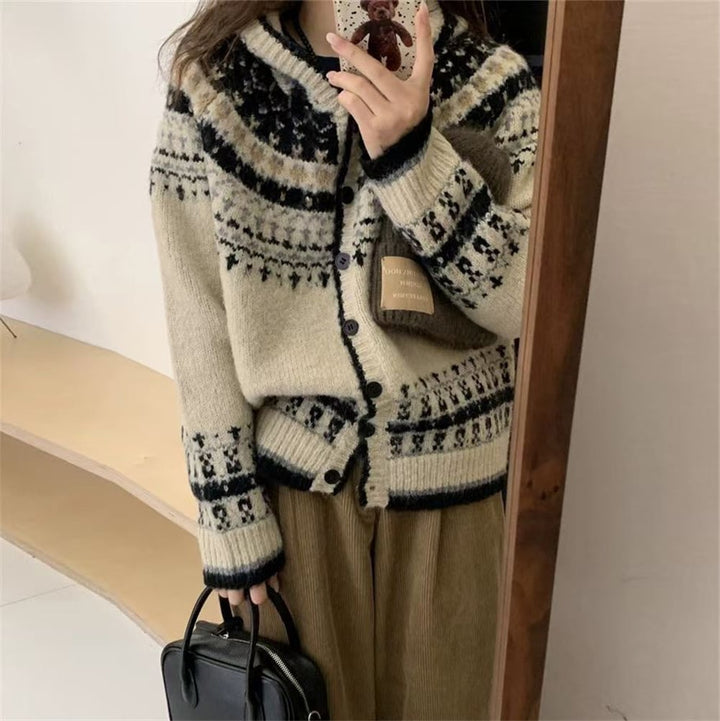 【outer】ニットカーデ　M25984