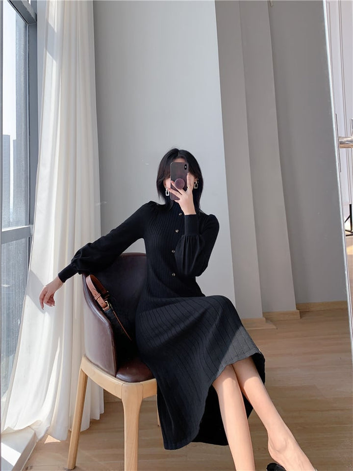【dress】ニットワンピース　M25449