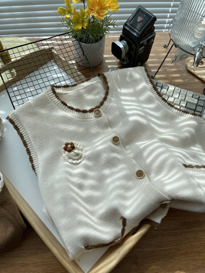 【tops】ニットベスト　M26682