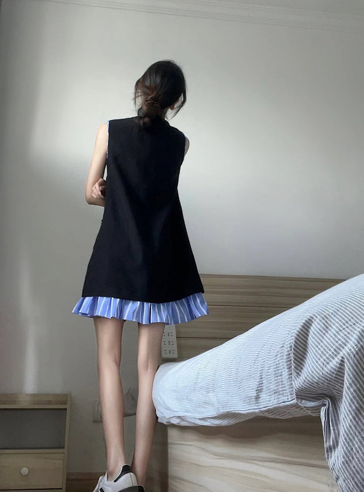 【dress】切り替えワンピース　M24059