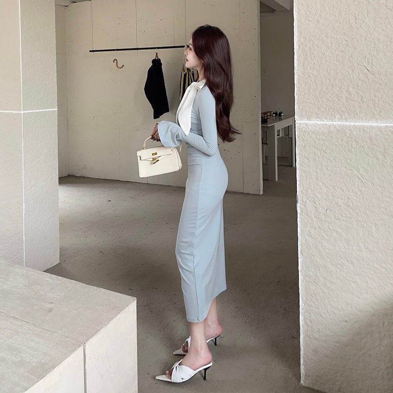 【dress】リボン付きワンピース　M26624