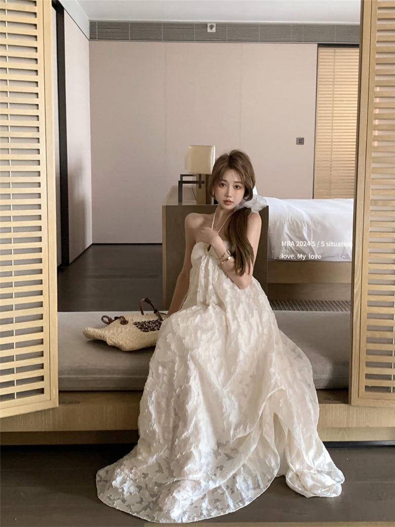 【dress】ホルターネックワンピース　M24523