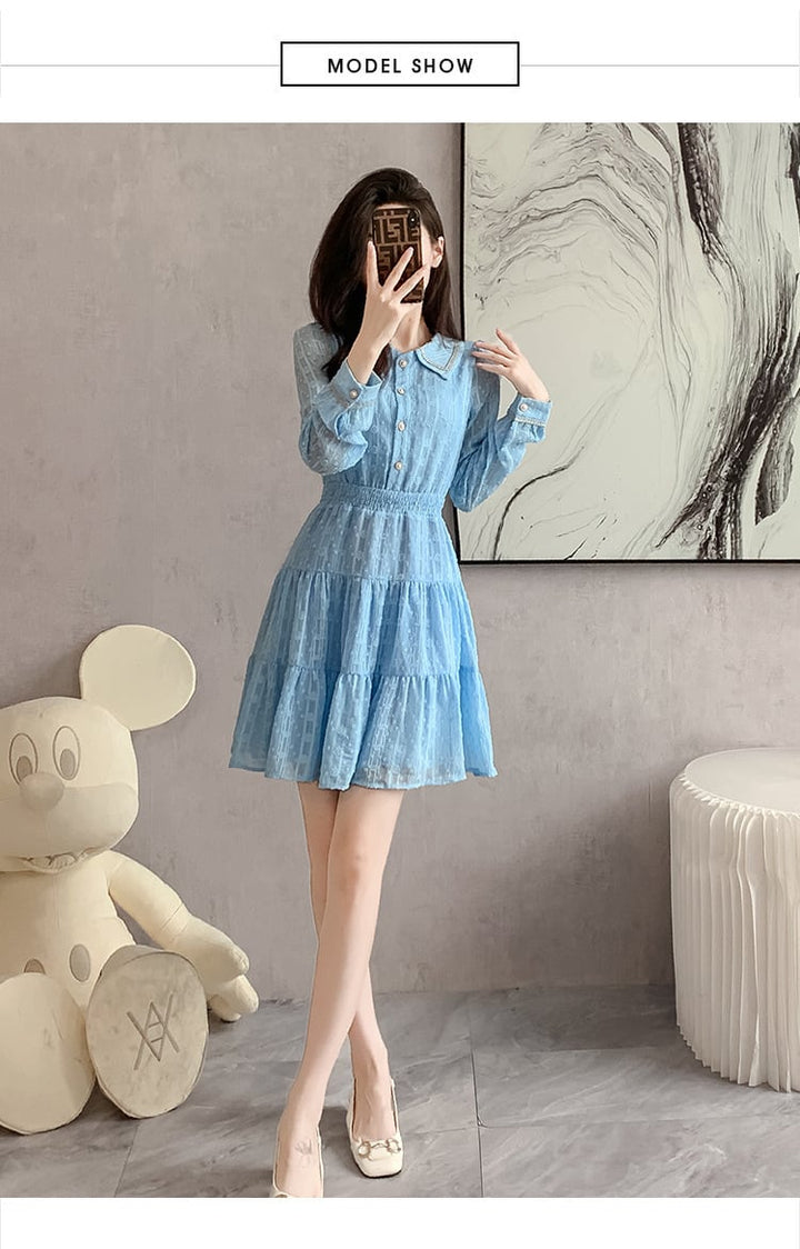【dress】大人らしい エレガントデートワンピースおしゃれ　M17274