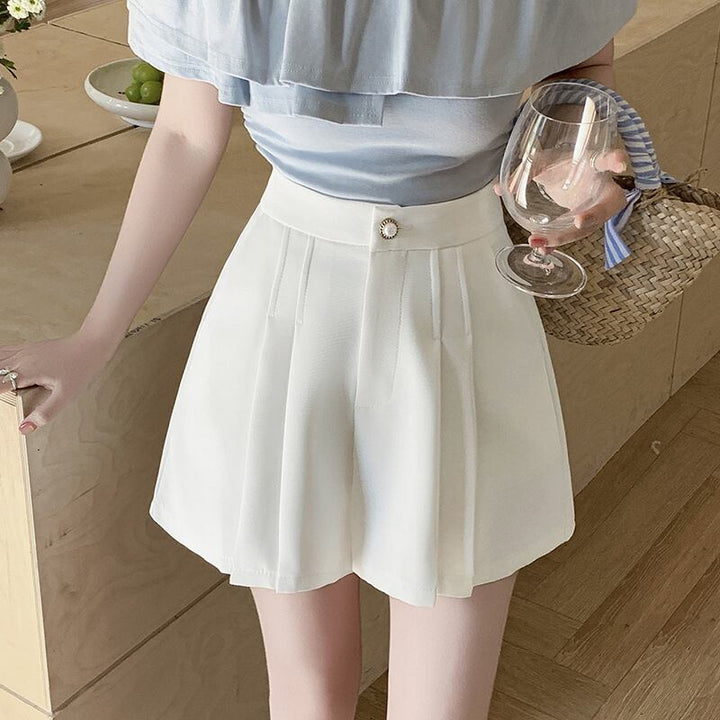 【bottoms】プリーツショートパンツ　M29610