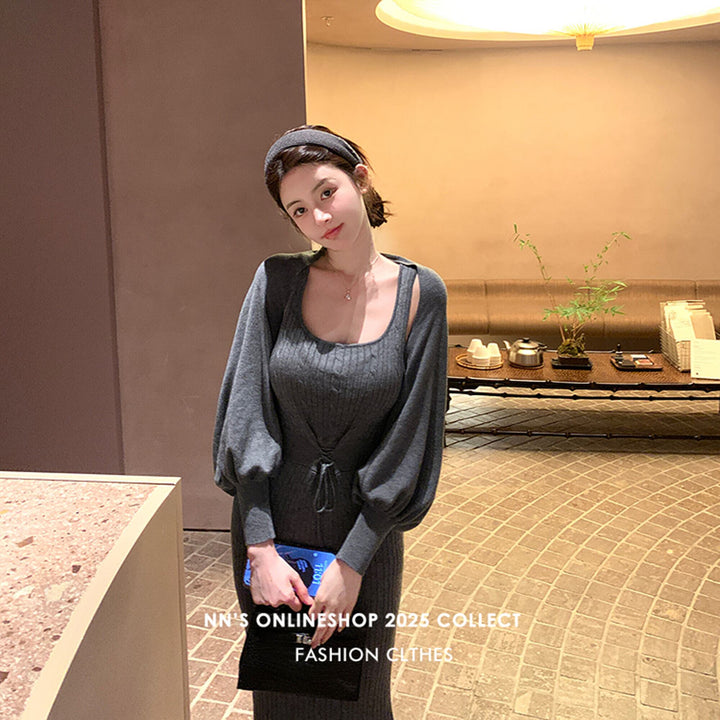 【set】4WAYケーブルワンピースセット　N3469