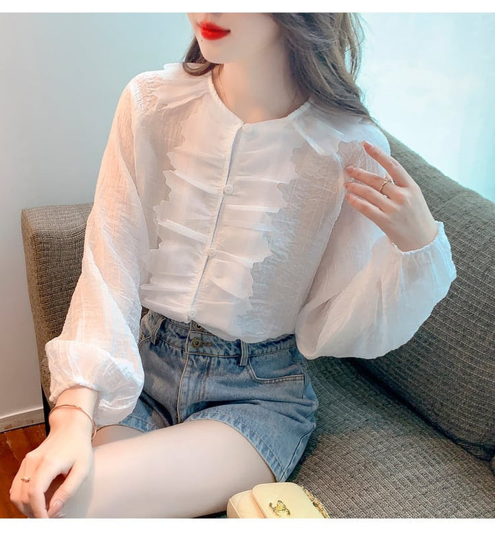 【tops】人気アイテム ! エレガントシャツトップスオシャレ　M17249