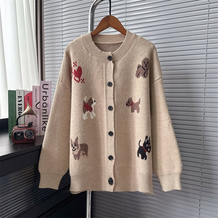 【outer】ニットカーデ　M25843