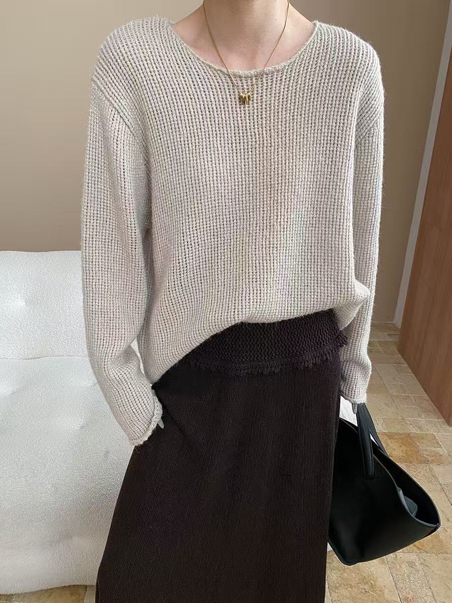 【tops】ニットトップス　K0659