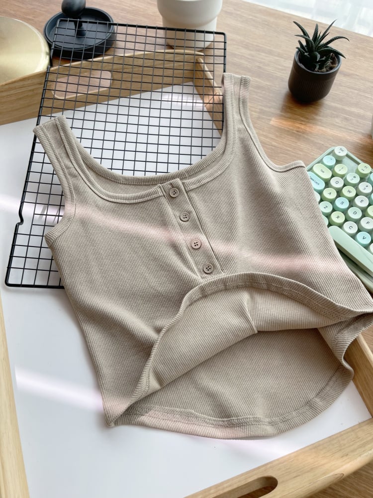【tops】着回し最強肌触りいい ノースリーブキャミソール　M16961