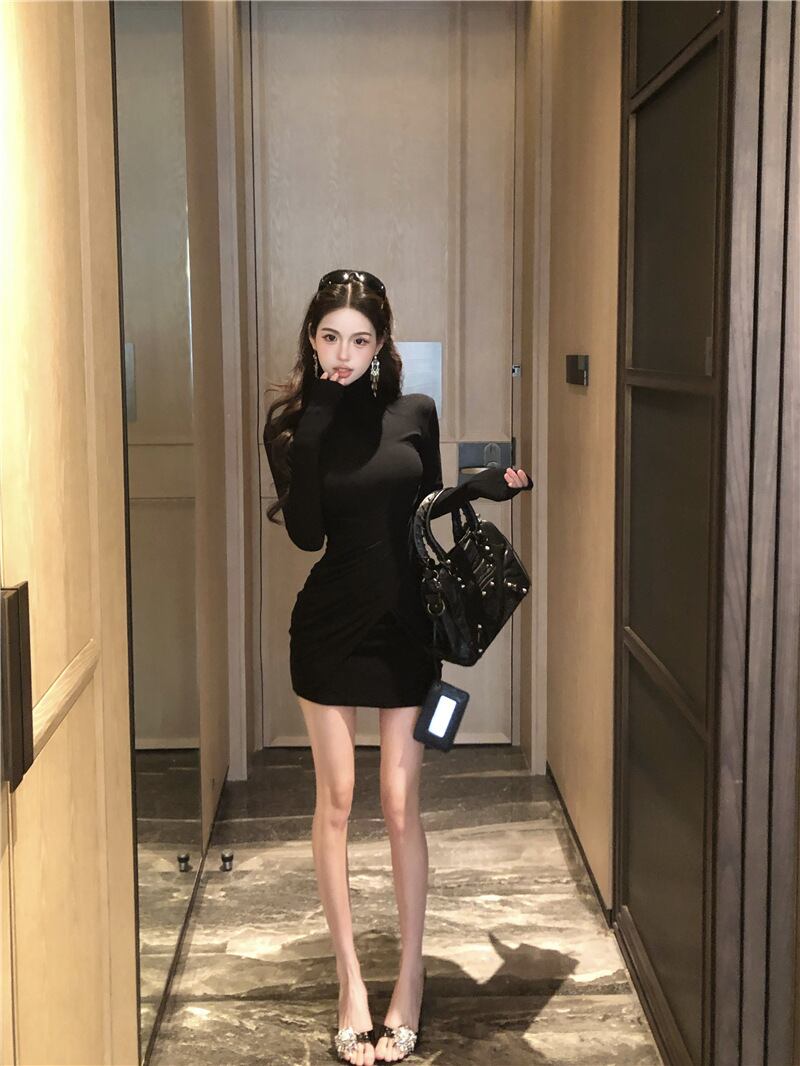 【dress】クロス切り替えワンピース　M28381