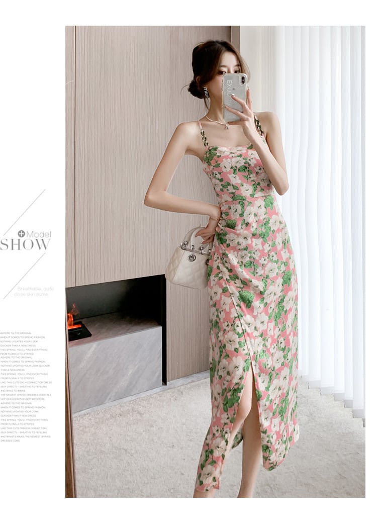 【dress】花柄キャミワンピース　M22472
