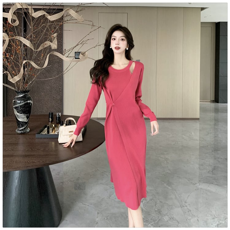 【dress】ニットワンピース　M26054