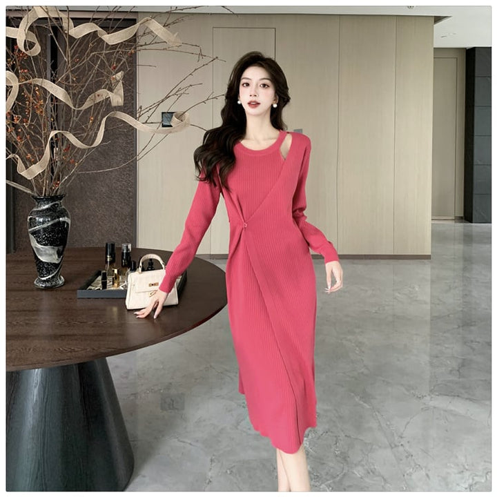 【dress】ニットワンピース　M26054