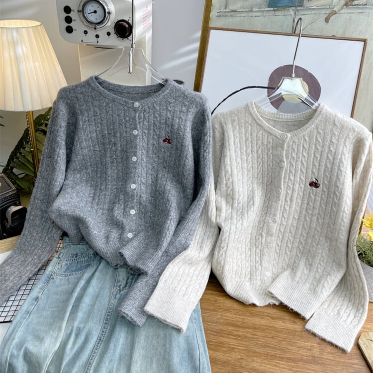 【outer】ニットカーデ　M26679