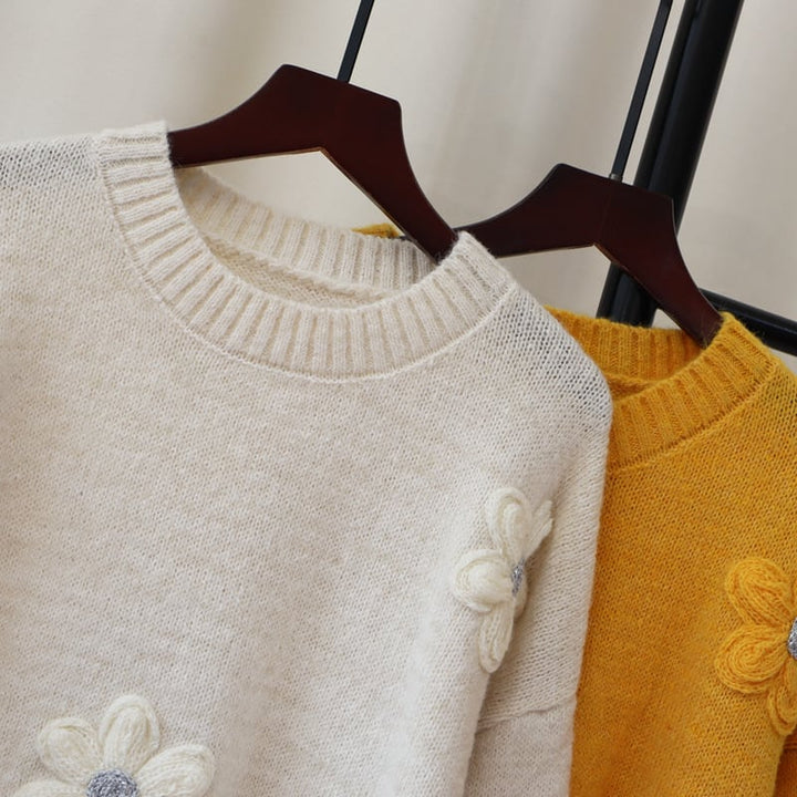 【tops】クルーネックニットセーター　M27901