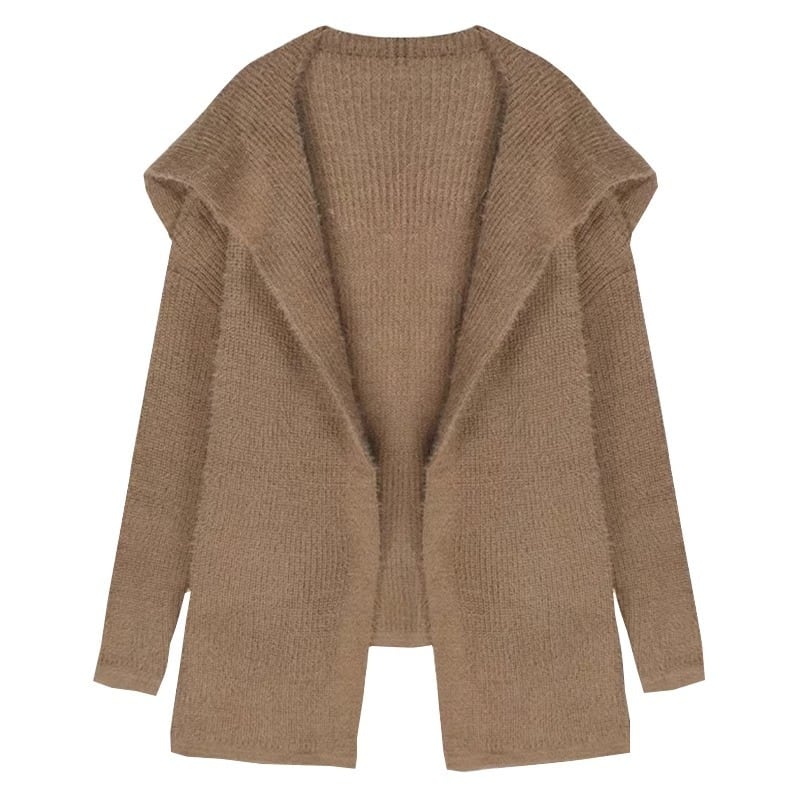 【outer】シャギーVネックニットカーディガン　M17892