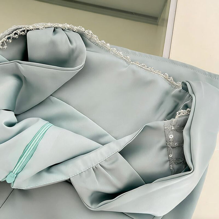 【dress】スパンコール付きキャミワンピース Q8379