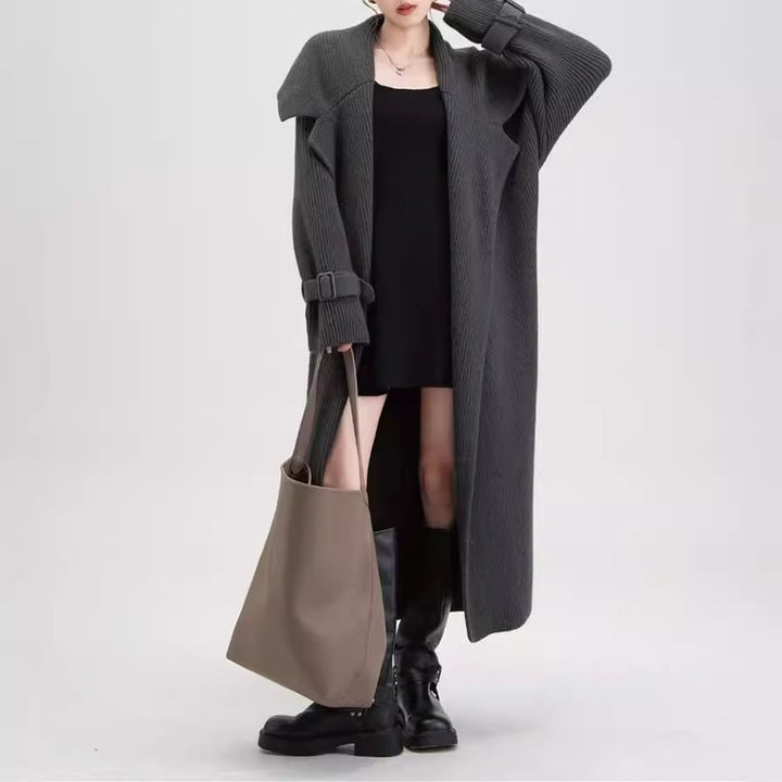 【outer】ロング丈ニットカーデ　M26872