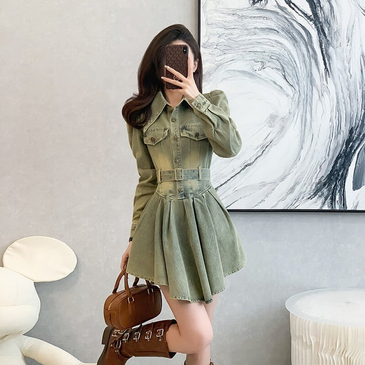 【dress】デニムワンピース　M20992