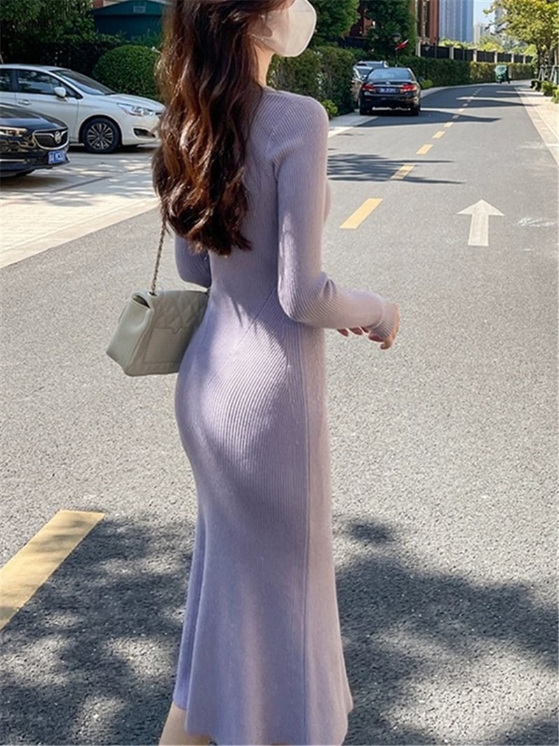 【dress】ニットワンピース　M26787
