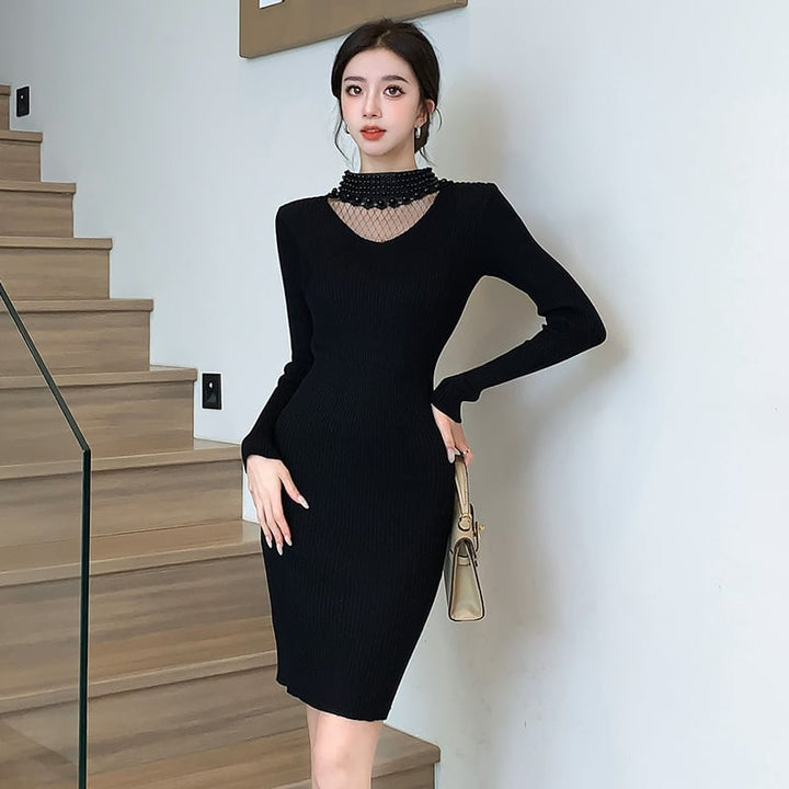 【dress】ニットワンピース　M25601