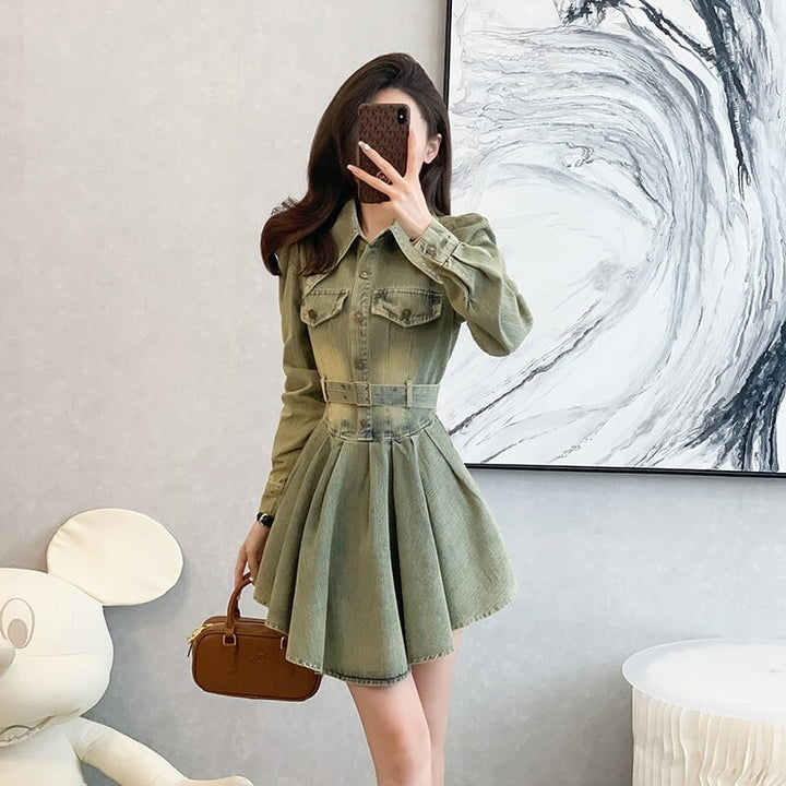 【dress】デニムワンピース　M20992