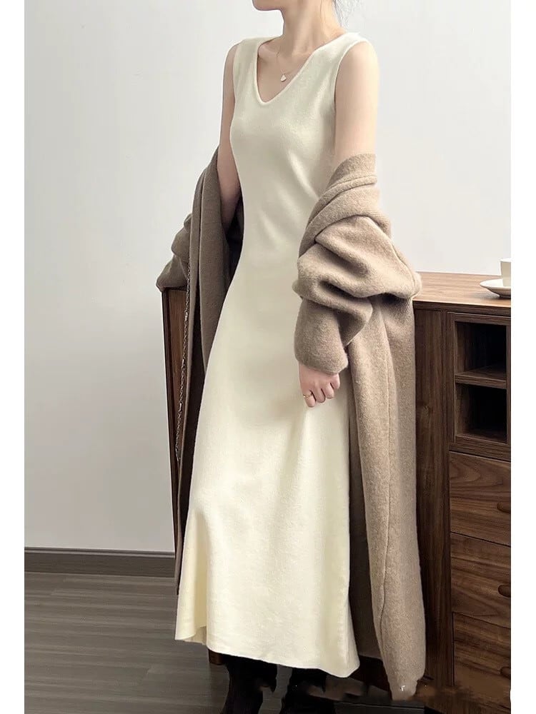 【dress】ベストニットワンピース　M26795