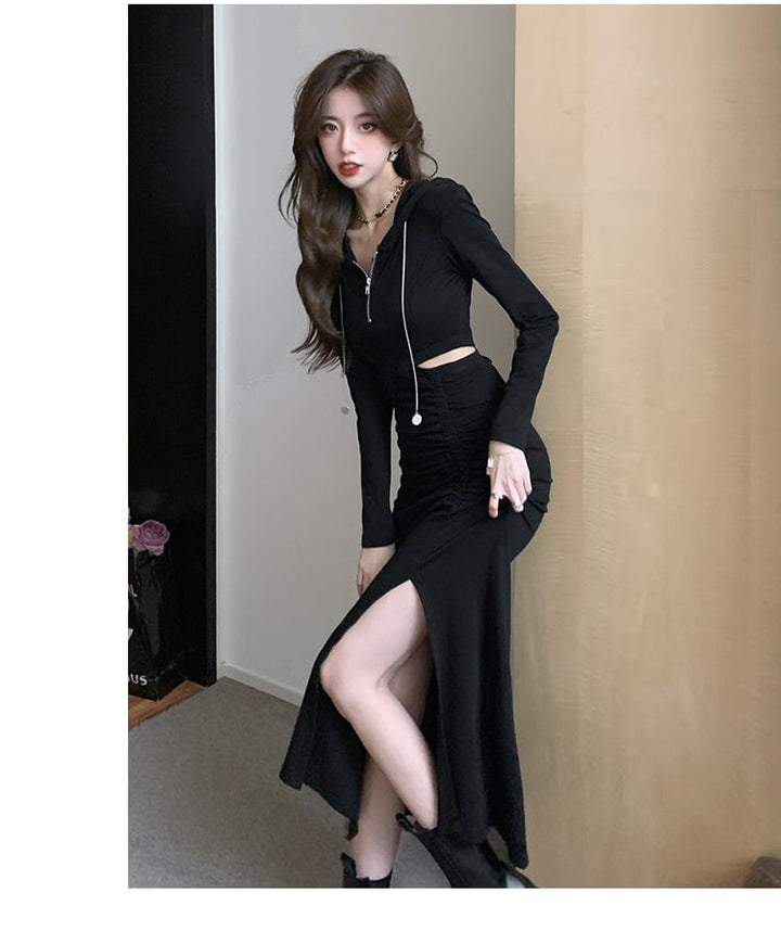 【dress】フード付きワンピース　M26654