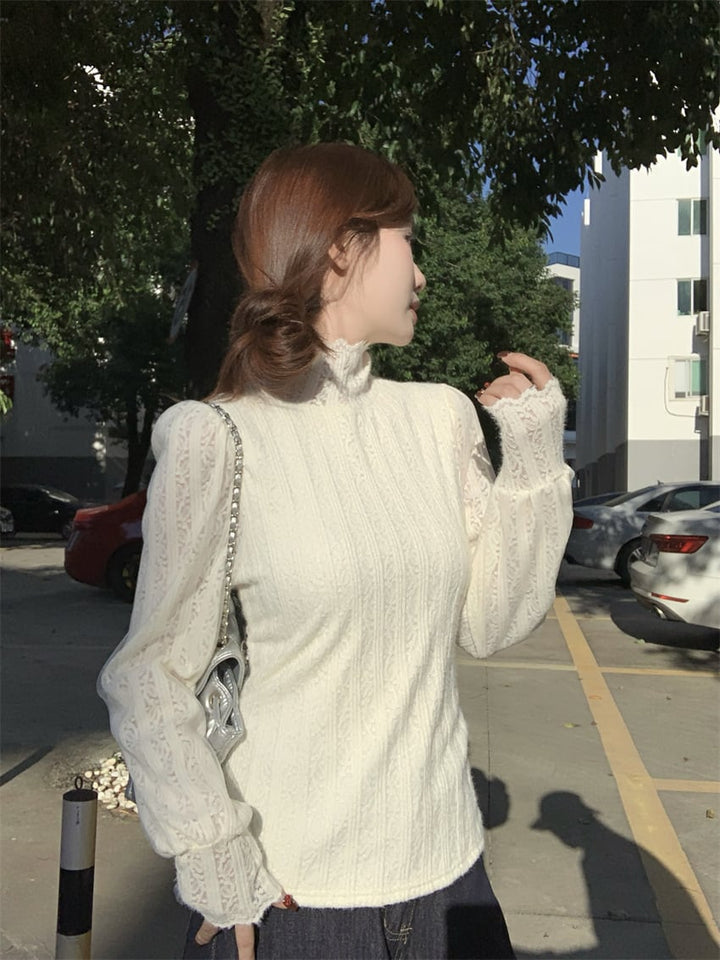 【tops】裹起毛レーストップス　M26979