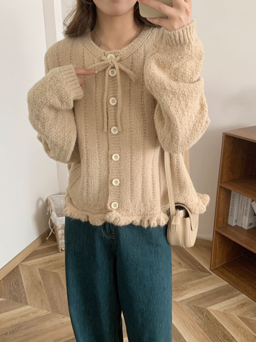 【outer】ニットカーデ　M26423