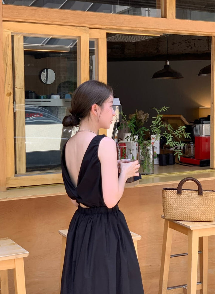 【dress】バックレスワンピース　M25066