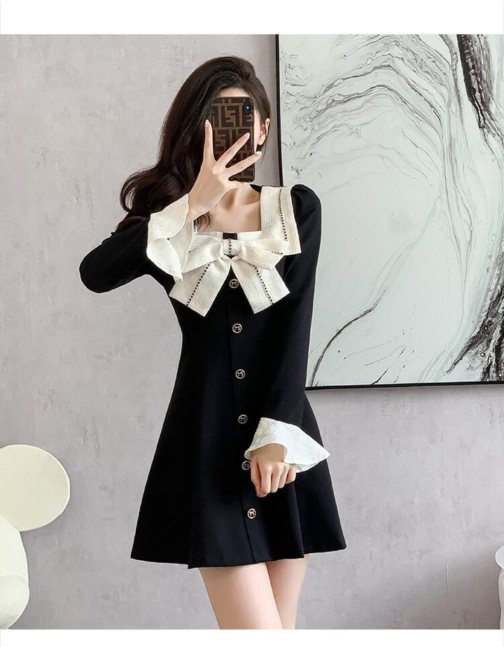 【dress】リボン付きデートワンピース　M27802