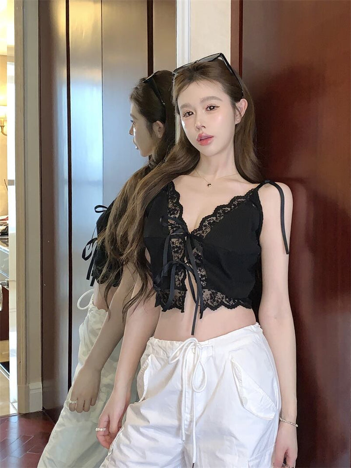【tops】レースキャミソール　M28888