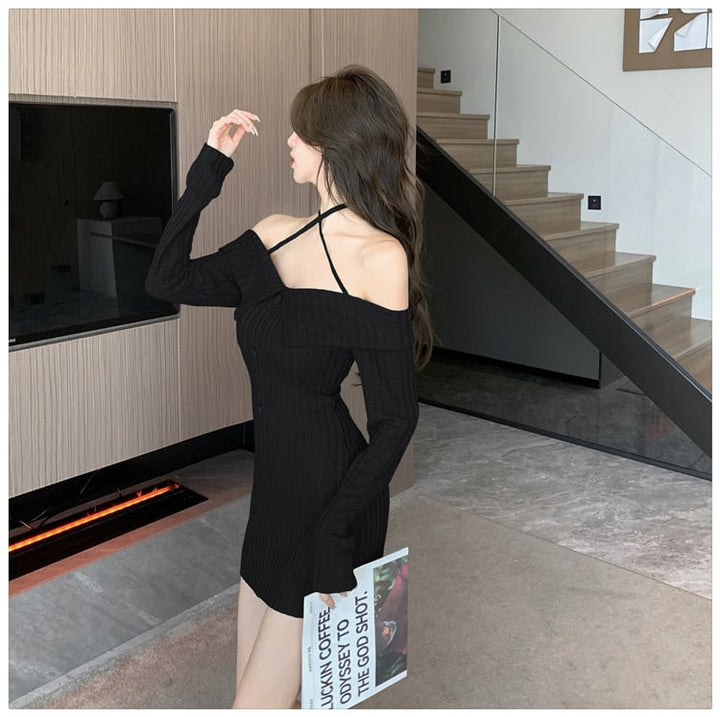 【dress】絶対欲しい ファッションセクシーワンピース着瘦せ　M16984