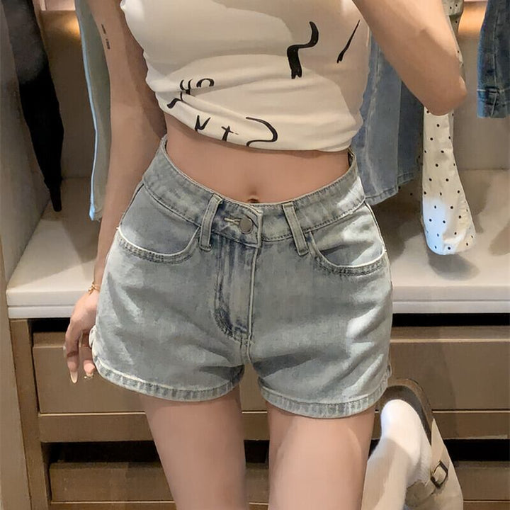 【bottoms】デニムショートパンツ　M29968
