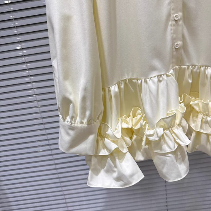 【tops】フレアシャツ Q7899